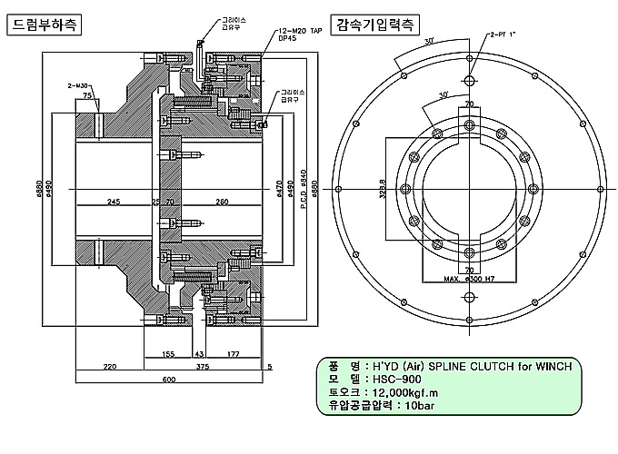 油压离合器 HSC-900